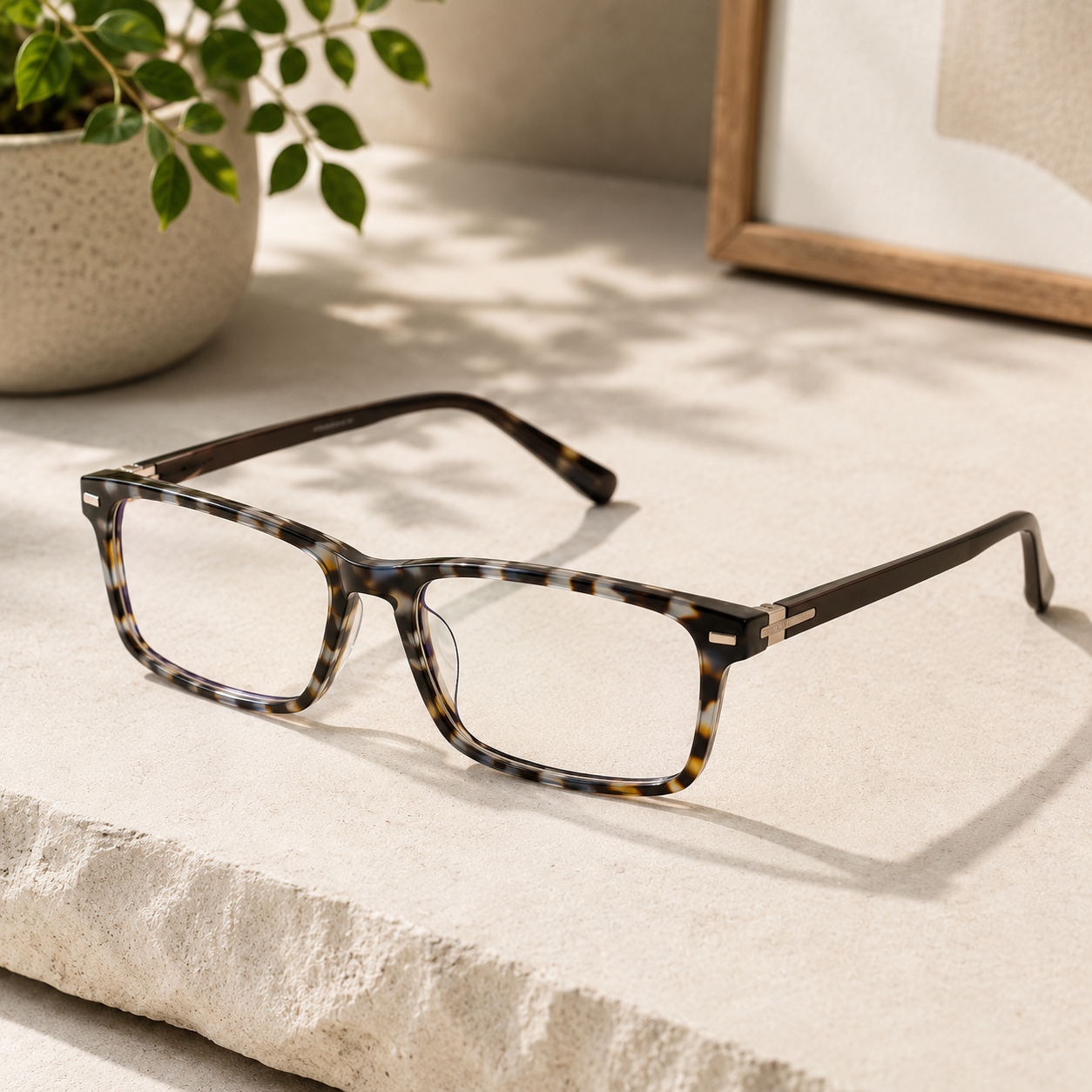 Rectangle eyeglasses frame style