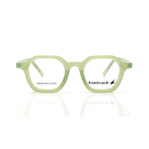 1 Green Geometric Eyeglasses for Men and Women