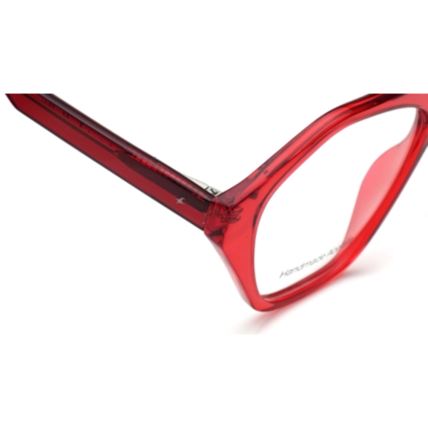 3 Red Geometric Eyeglasses for Men and Women